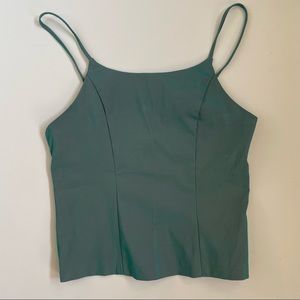 Y2K no label shimmery tank top